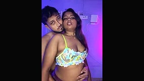 Hot Couple Boobs Sucking